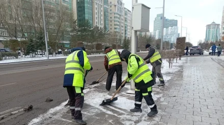 Астанада қазан айының басында қар жауды