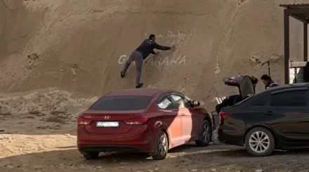 Ыбықты сайға жазу жазып кеткен: Маңғыстауда ер адамның үстінен қылмыстық іс қозғалды (ВИДЕО)