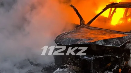  Астанада автотұрақта тұрған бес көлік өртеніп кетті 