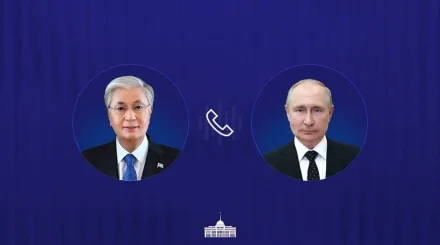 Токаев поздравил Путина с 74-летием