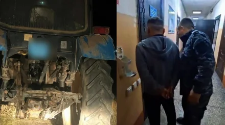 20 суток ареста за поездку на тракторе получил житель области Абай (ВИДЕО)