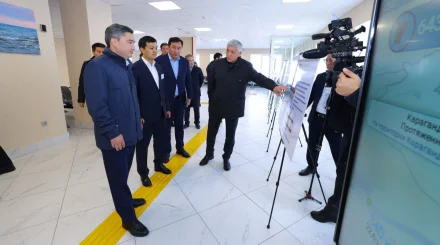 Бектенов проверил дороги и обновленный аэропорт Балхаша