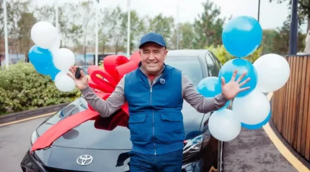 Житель Шымкента выиграл автомобиль за несколько дней до дня рождения