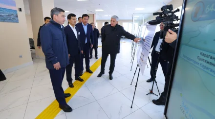 Олжас Бектенов Балқашта инфрақұрылымды жаңғырту жұмысы қалай жүріп жатқанын тексерді