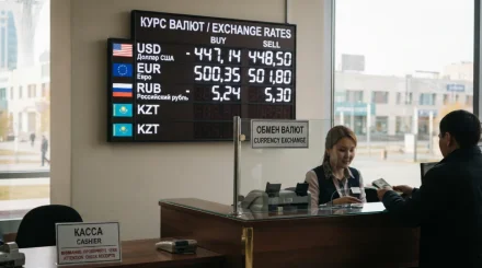 Доллар опустился ниже 450 тенге: актуальные курсы валют на 8 октября
