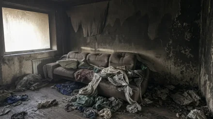 Мать и четверо детей погибли при пожаре в жилом доме