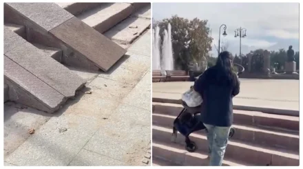 «Мүгедек адамдар қалай жүреді?»: Алматыдағы Республика алаңындағы пандустар сынға қалды