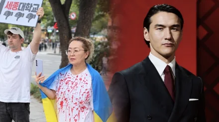 Перед концертом Нурлана Сабурова в Южной Корее устроили антивоенный митинг