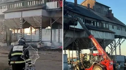  СҚО-дағы астық тазалау кешенінде өрт шықты 