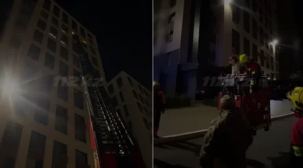 Астанада кондиционер орнату кезінде жұмысшы 15-қабаттың биіктігінен құлап кете жаздады