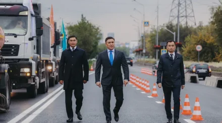 Поручение Президента: в Шымкенте открыли новую транспортную развязку