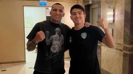 Ғалымжан Кенжебек UFC жұлдызы Чарльз Оливейрамен кездесті