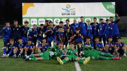 Сборная Казахстана U-16 завоевала «серебро» на турнире в Грузии