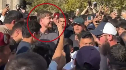 Толпа едва не смяла Мистера Биста в Узбекистане (ВИДЕО)