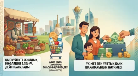 Қазақстанда жылдық инфляция қыркүйек айының қорытындысы бойынша 9,3%-ға дейін баяулады