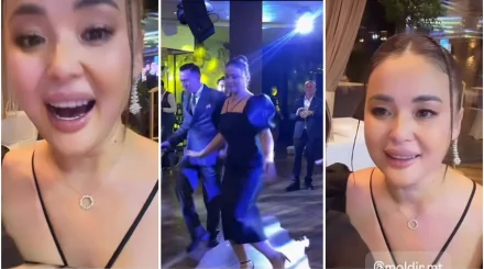 «Құны 33 млн теңге»: Мөлдір Мұқановаға той үстінде қымбат әшекей сыйлады (ВИДЕО)