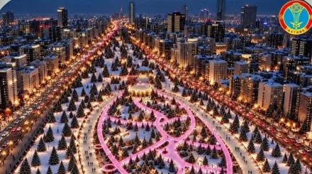 Ледовый парк в Астане