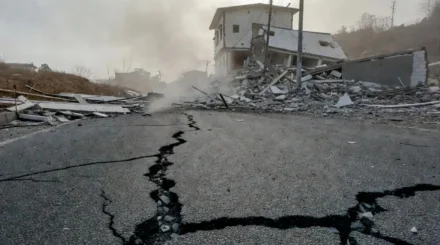 Сильное землетрясение произошло в Китае