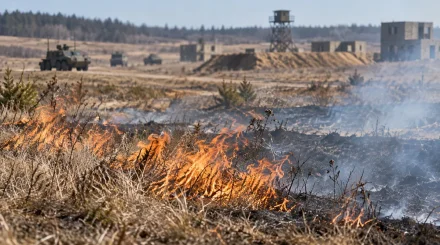 Четверо военных погибли и десятки пострадали при пожаре на военной базе