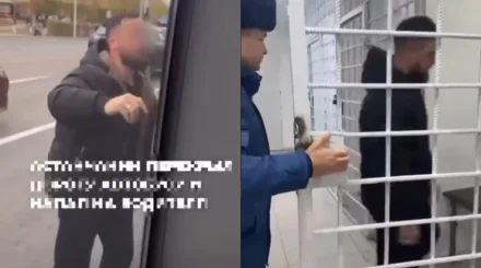 Перекрыл дорогу автобусу и ударил по окну: водителя легковушки арестовали в Астане (ВИДЕО)