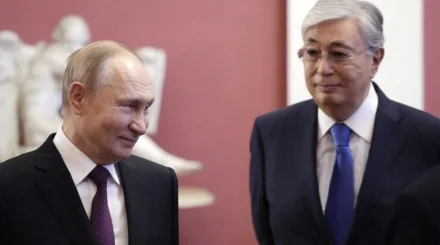 Путин обратился к Токаеву и назвал Казахстан влиятельной страной на мировой арене