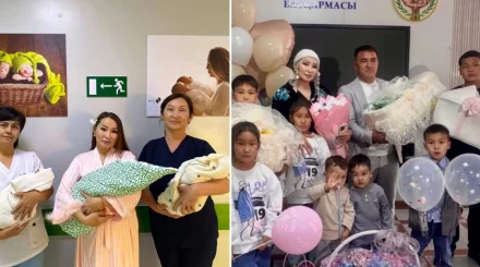 Шымкентте 2 рет егіз туған ана дүниеге үшем әкелді
