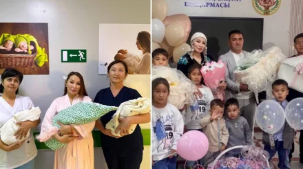  Шымкентте 2 рет егіз туған ана дүниеге үшем әкелді 