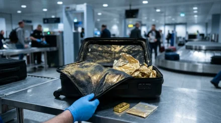 Узбекистанцы пытались вывезти из Шымкента золото в чемоданах