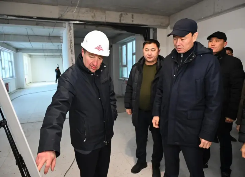Алматы әкімі әлеуметтік нысандардың құрылысын тексерді