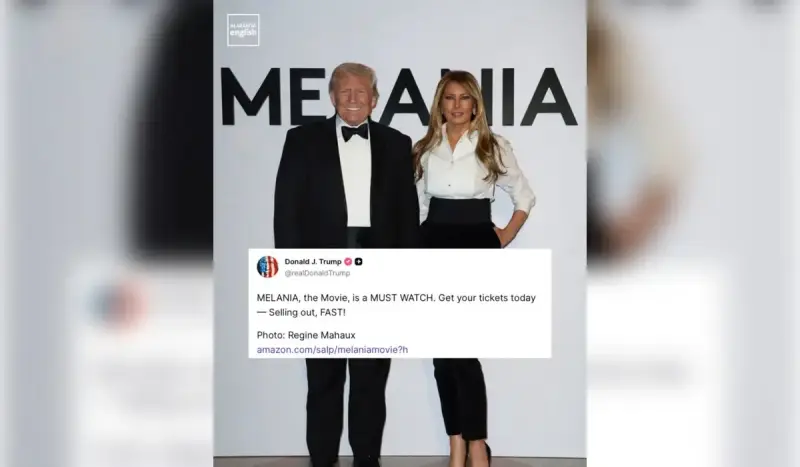 Трамптың әйелі түсірген «Мелания» деректі фильмі премьера күні рекордтық табыс тапты