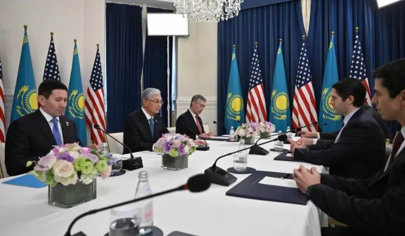АҚШ алпауыттарымен келіссөз: Президент бірқатар америкалық компания басшыларымен кездесу өткізді