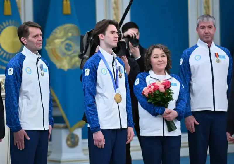 «Мен Олимпиада алтынымен шектелмеймін»: Шайдоров Ақордада Тоқаевқа не айтты (ВИДЕО)