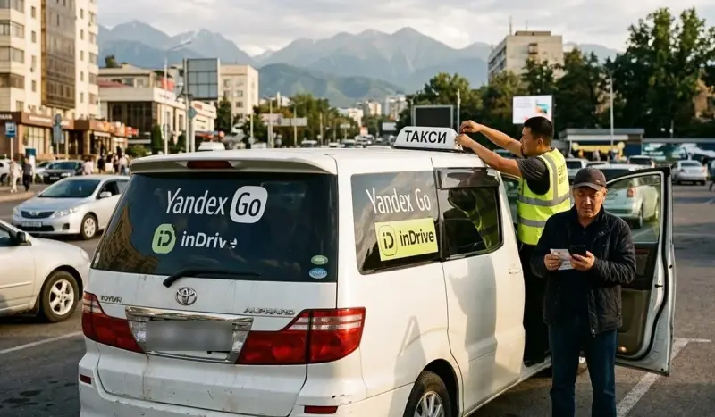 Yandex пен inDrive рөлі оң жақтағы 70 мыңнан астам көлікті такси қызметінен алып тастады
