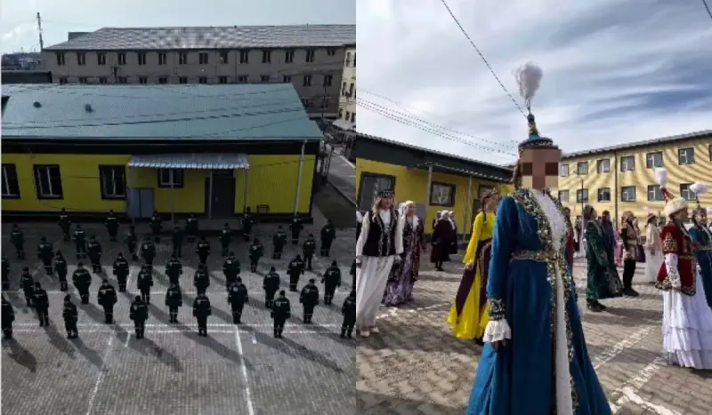 Атыраудағы әйелдер колониясының басшылығы сотталған қыз-келіншектерге ұлттық киім кигізіп, видео түсірген (ВИДЕО)