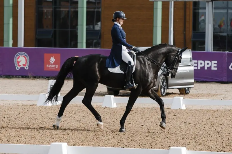 Казахстанка взяла серебро турнира FEI Dressage в Астане