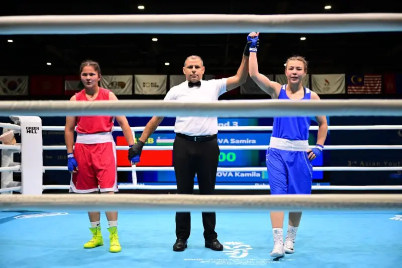 Камила Оспанова өзбек боксшысын жеңіп, Азия чемпионы атанды (ВИДЕО)