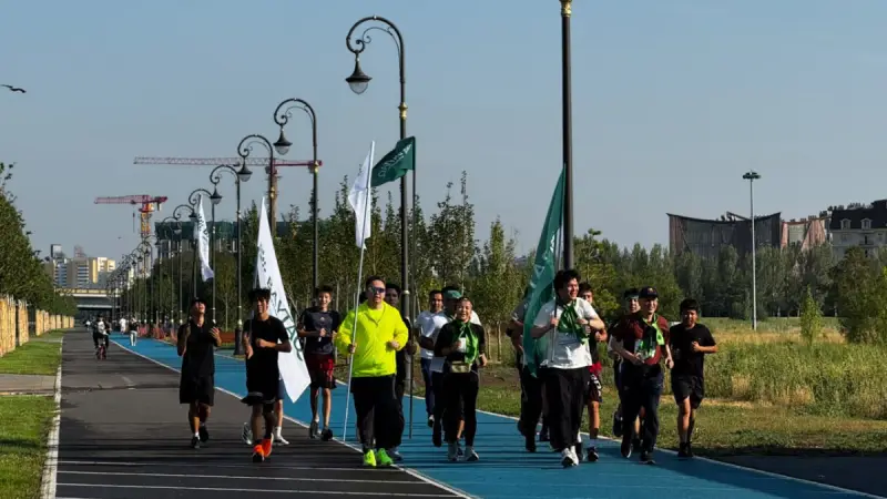 «Baitaq Run Fest»: Жасылдар партиясы сайлауалды үгіт-насихат науқанын эко-марафонмен бастады