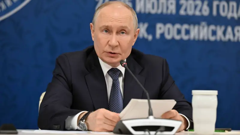 Путин Қазақстан–Ресей өңіраралық ынтымақтастығының маңызын атап өтті