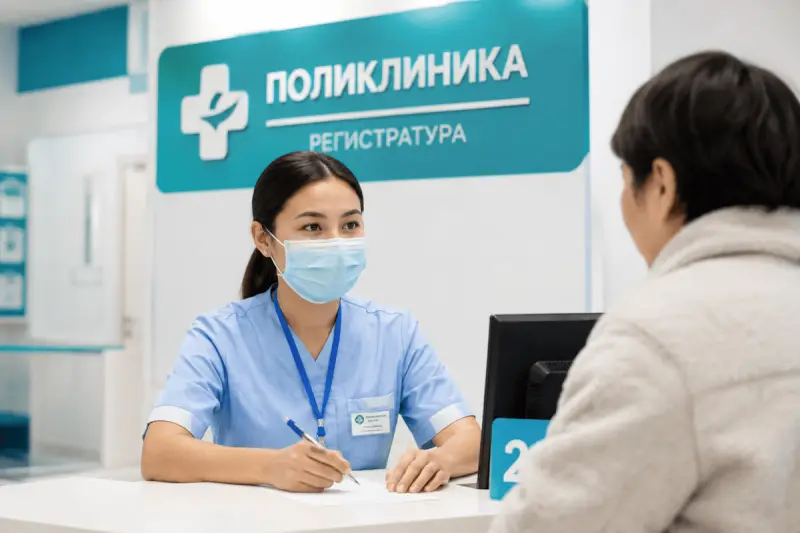 Казахстанцам напомнили, как за один день сменить поликлинику без очередей