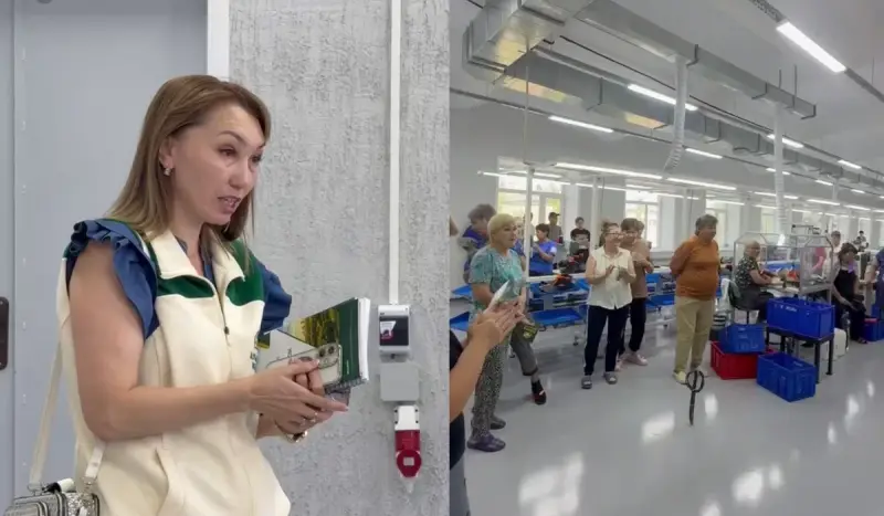 «Ауыл» партиясы Абай облысындағы аяқ киім өндірісінің жұмысымен танысты