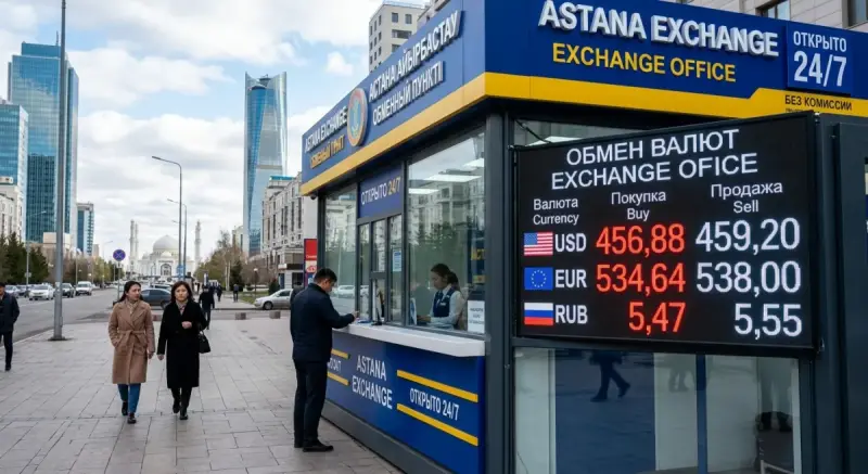 Доллар опустился ниже 457 тенге: курсы валют на 22 августа