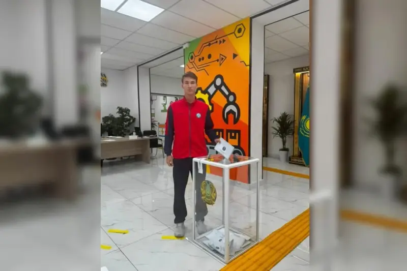 Олимпиец Данил Васильев одним из первых отдал свой голос на выборах депутатов Курултая