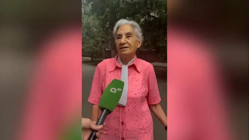 Заслуженный деятель Казахстана Асылы Осман одной из первых проголосовала на выборах