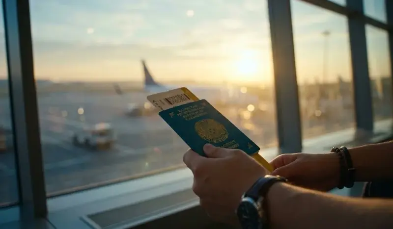 Казахстанцы смогут проходить на авиарейс без посадочного талона по QR-коду