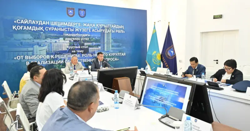   ҚазҰУ-да жаңа Құрылтайдың саяси-құқықтық рөлі сарапталды   