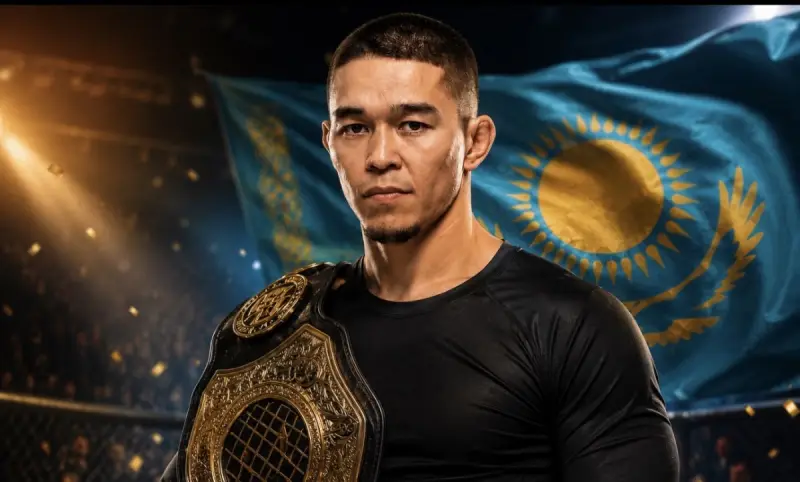 Асу Алмабаев ACBJJ чемпиондық белбеуін жеңіп алды