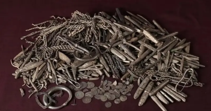  Өзінің ауласын қазған ер адам 18,5 келі күміс тауып алған 