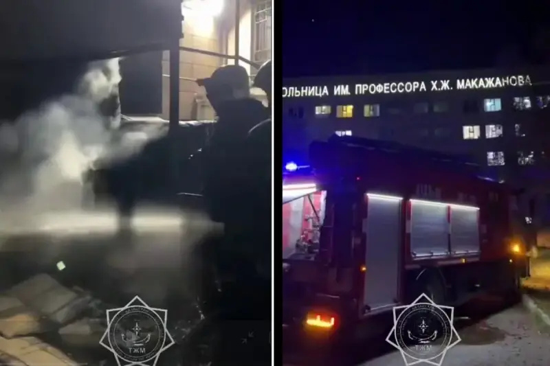 Пожар в больнице Караганды: спасатели эвакуировали 20 пациентов