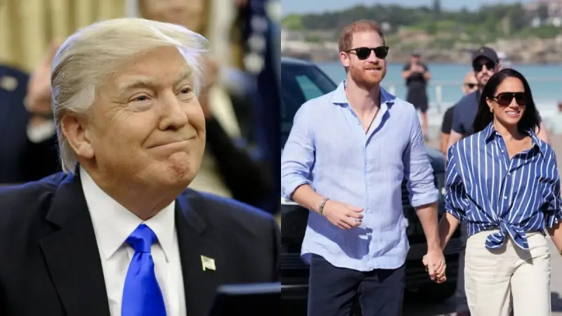 "Я не был их фанатом": Трамп обрадовался возвращению принца Гарри и Меган в Великобританию