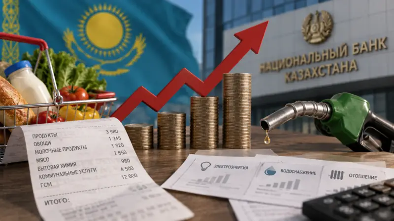 Тарифы и бензин еще подорожают: когда инфляция в Казахстане вернется к 5%